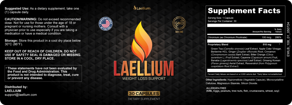 Laellium brand label