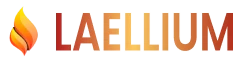 Laellium White Logo