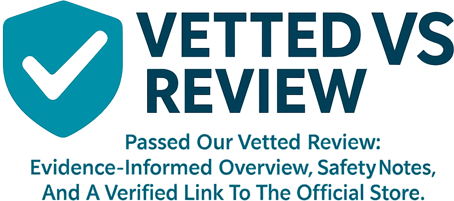 Vetted Supps Review brand lockup